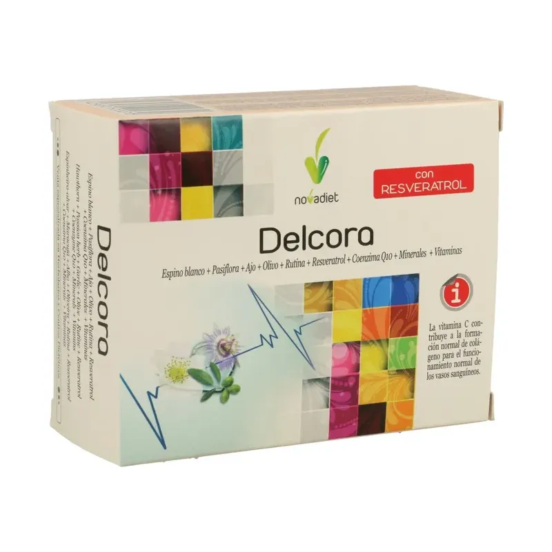 DELCORA Envase de 60 cápsulas vegetales.