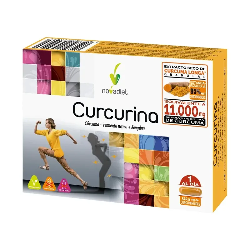 CURCURINA Envase de 30 cápsulas vegetales.