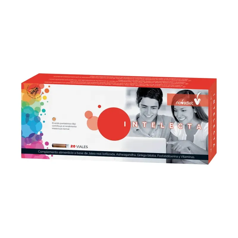 INTELECTA Envase de 20 viales de 10 ml.