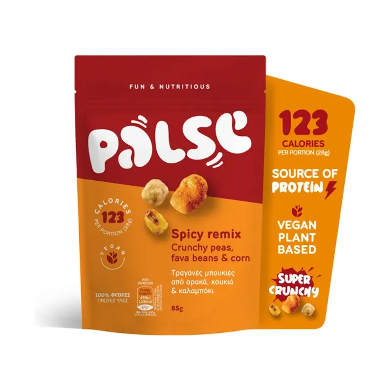 SNACK CRUJIENTE DE GUISANTE CON SAL Y PIMIENTA