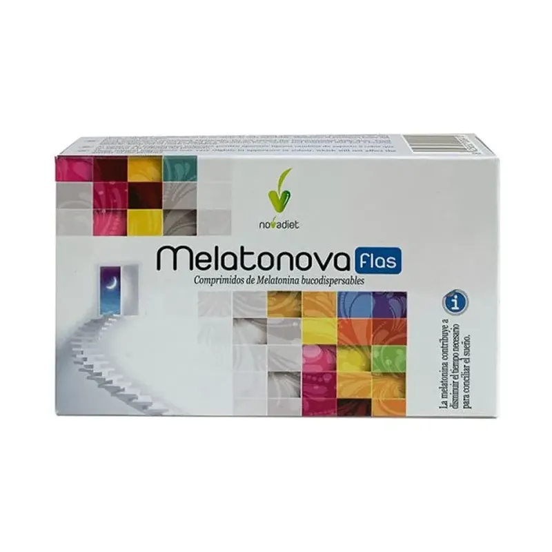 MELATONOVA FLAS Envase de 30 comprimidos bucodispersables.