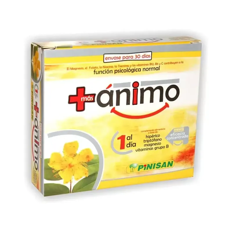 MAS ANIMO, 30 CÁPS.