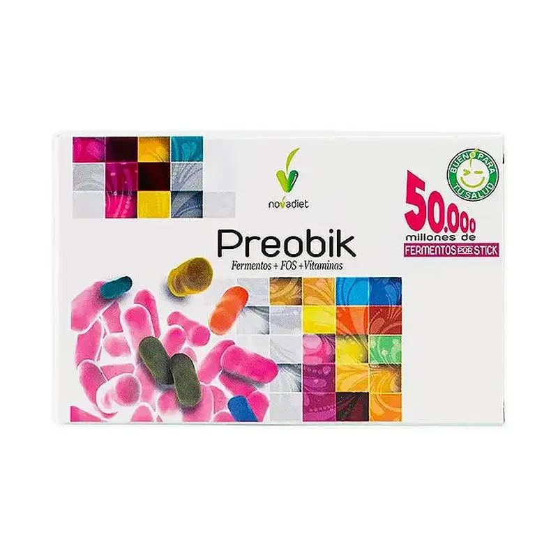 PREOBIK Envase de 10 sticks monodosis de 2 g.