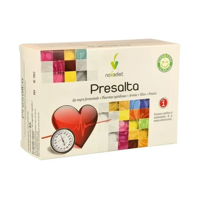 PRESALTA Envase de 60 cápsulas vegetales.