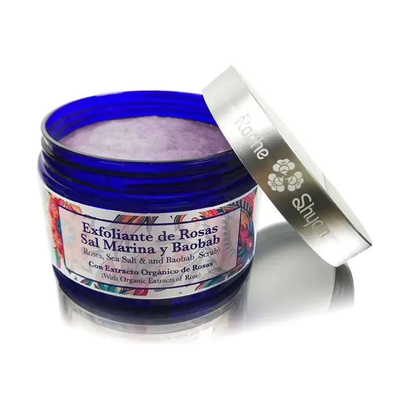 EXFOLIANTE DE ROSAS SAL MARINA Y BAOBAB 300gr