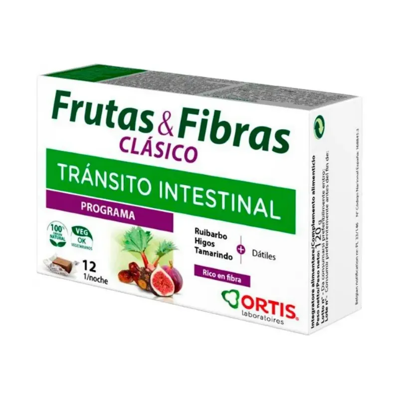 FRUTA FIBRA CLÁSICO 12 CUBITOS ORTIS