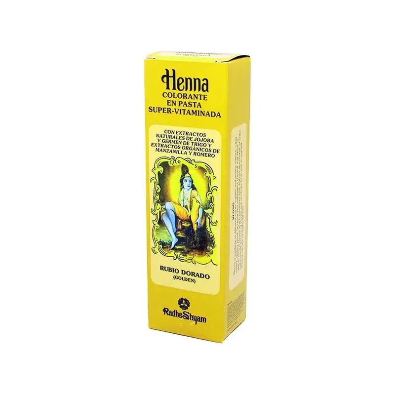 HENNA PASTA RUBIO DORADO 200 ML