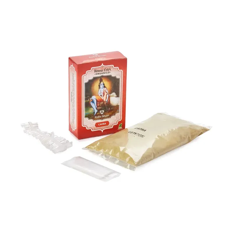 HENNA POLVO CAOBA LUMINOSO 100 GR