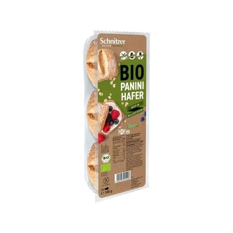 PANECILLOS PANINI AVENA S/G SCHNITZER 180 G  OFERTA LOTE CADUCIDAD 15/10/26