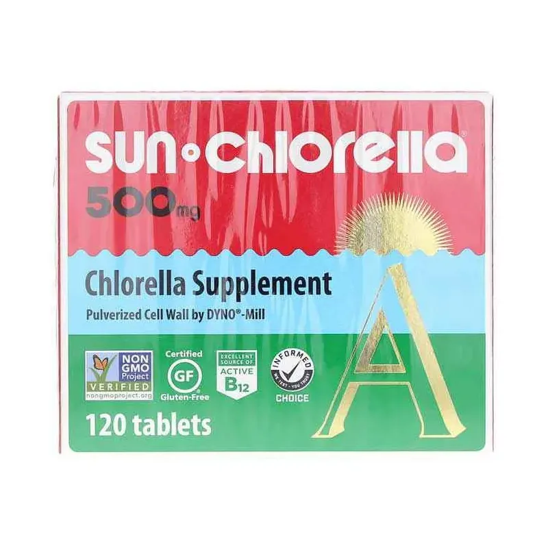 CHLORELLA 500 MG - 120 COMPRIMIDOS