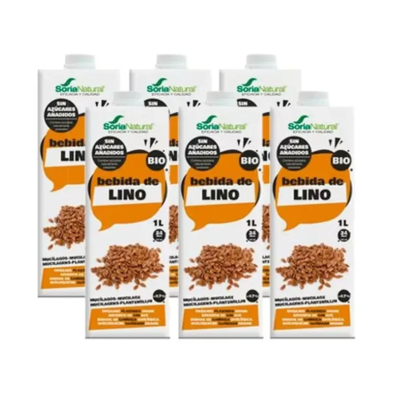 CAJA 6 UDS BEBIDA DE LINO BIO 1L
el litro te saldría a 1.86€