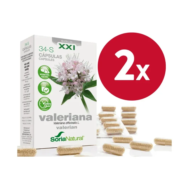 CAPSULAS 34S VALERIANA LIB. PROL.