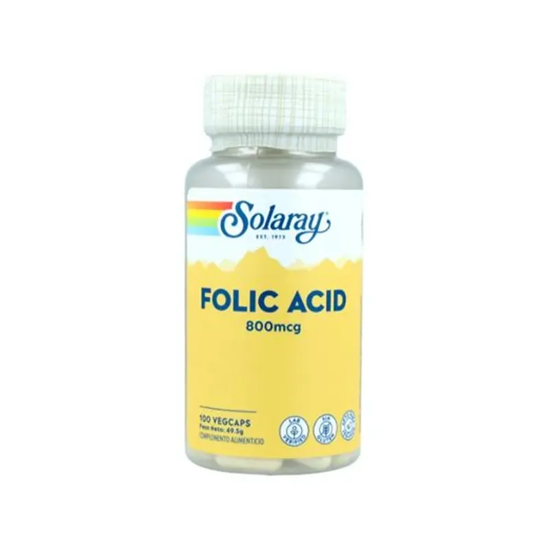 ACIDO FÓLICO 800 MCG - 100 VEGCAPS