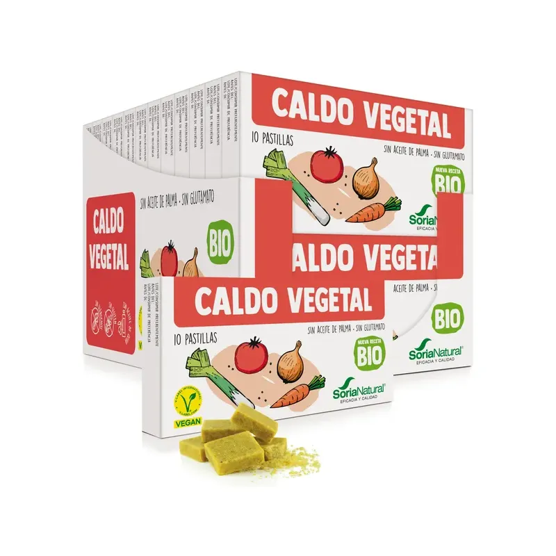 CALDO VEGETAL BIO (10 PASTILLAS)