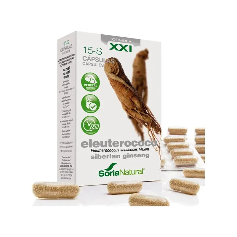 CAPSULAS 15S ELEUTEROCOCO LIB. PROL