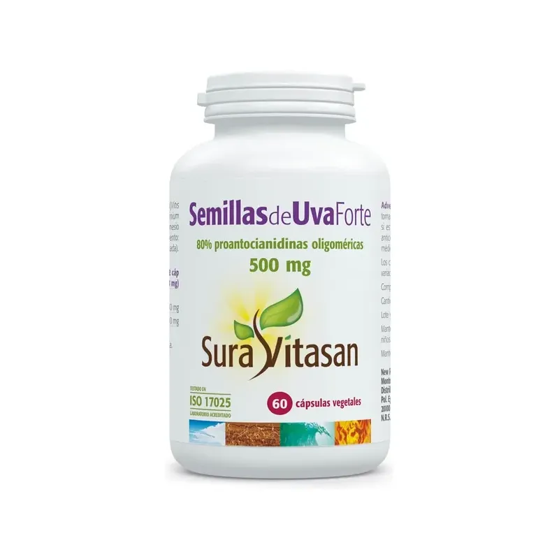 SEMILLAS DE UVA FORTE  60 CÁPSULAS