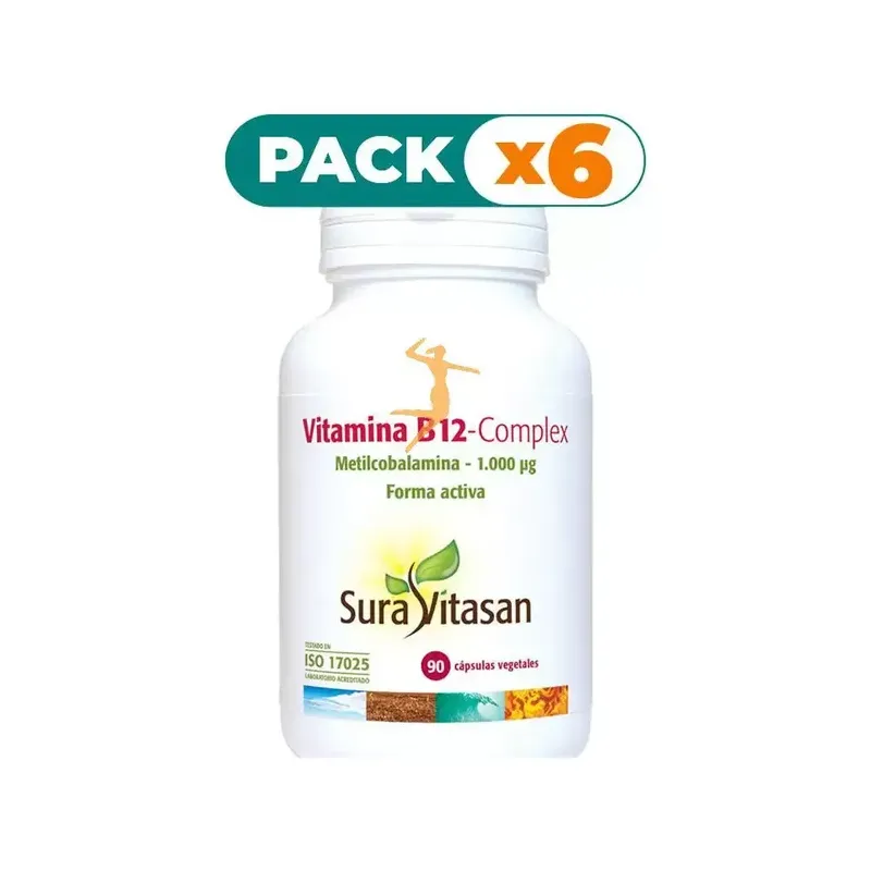 VITAMINA B12 COMPLEX 90 CÁPSULAS