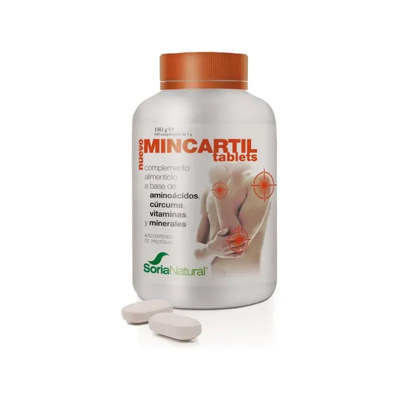 NUEVO MINCARTIL TABLETS REFORZADO (Reforzado con Curcuma Longa) mas indicado para deportistas