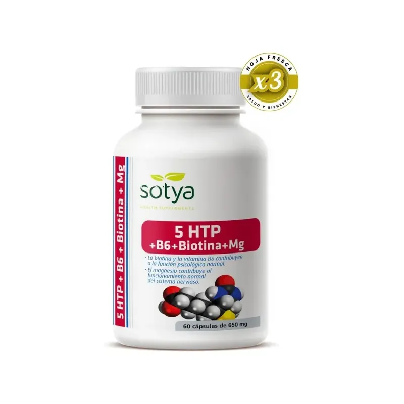 5HTP+B6+BIOTINA+MG 650MG 60 CAP