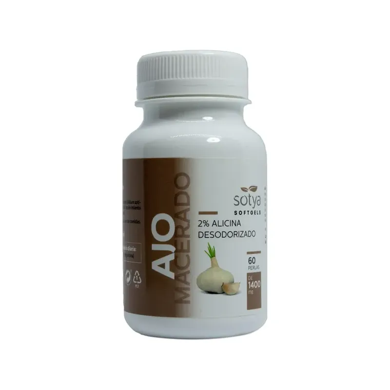 AJO MACERADO 1400 MG. PERLAS 60U