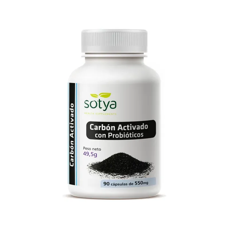 CARBON ACTIVADO CON PROBIOTICO 90 C (550 grs.)
