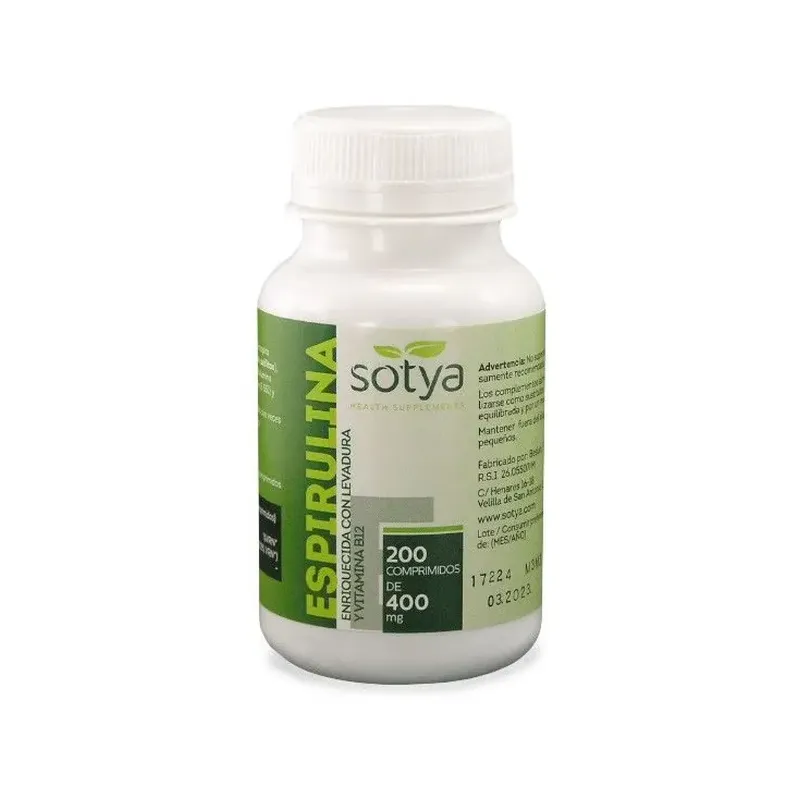 ESPIRULINA 400 MG 200 COMP