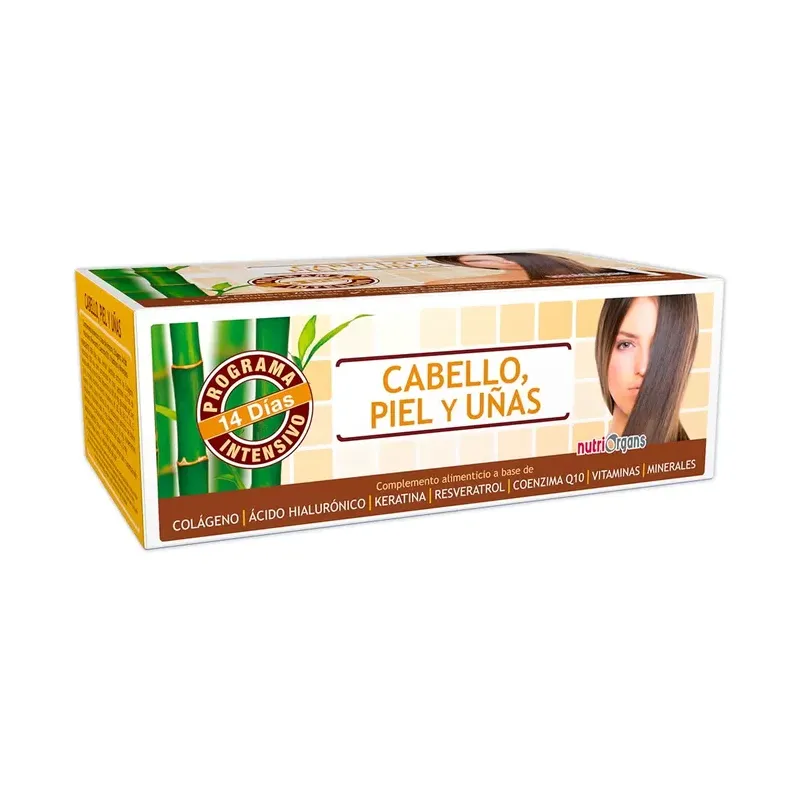 NUTRIORGANS CABELLO PIEL UÑAS 14VIA