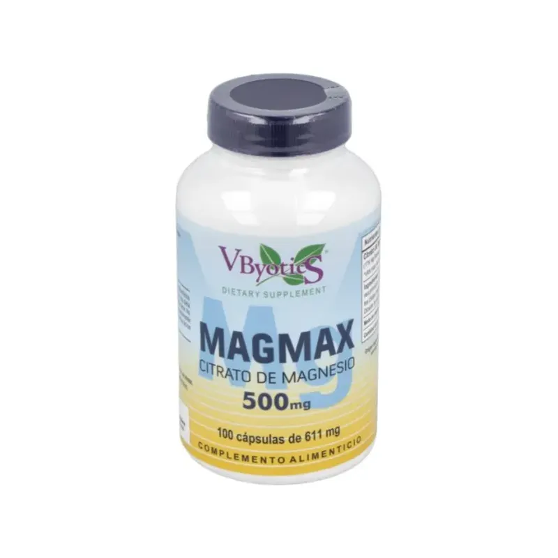 MAGMAX MAGNESIO CITRATO 500 MG. 100 CAPS.