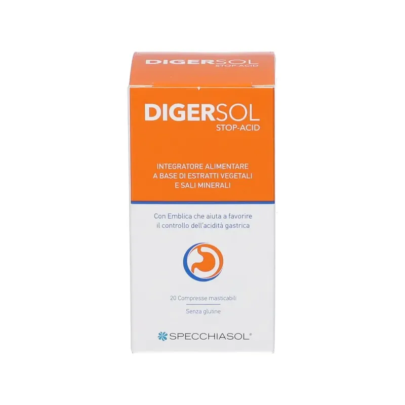 DIGERSOL STOP-ACID - 20 COMPRIMIDIO