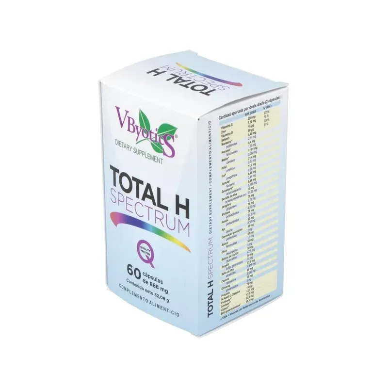 TOTAL CELL SPECTRUM 60 CAPS. FORMULA ANTIOXIDANTE