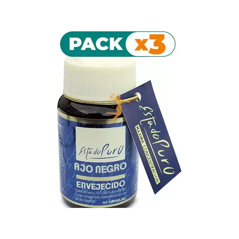 AJO NEGRO 40CAP ESTADO PURO