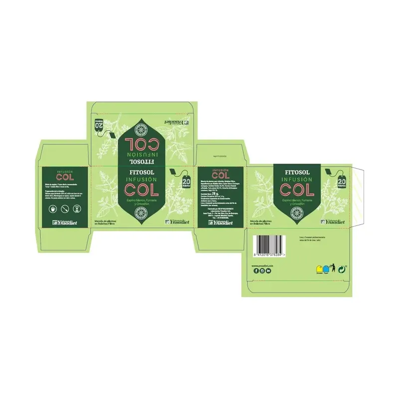 INFUSION COL FITOSOL 20FIL ESPINO BLANCO, FUMARIA Y ORTOSIFON