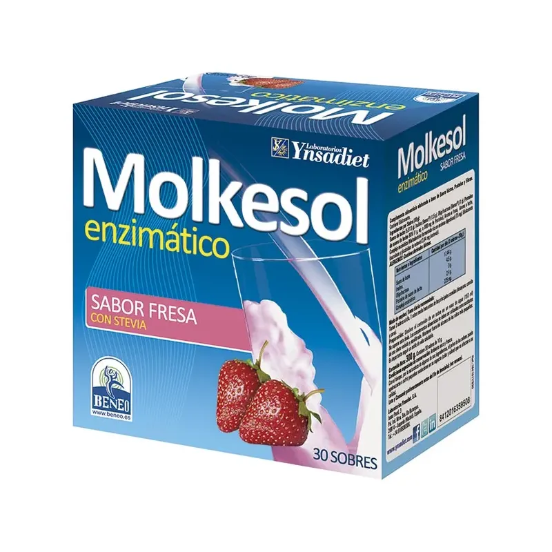 MOLKESOL FRESA ENZIMATICO CON ESTEV