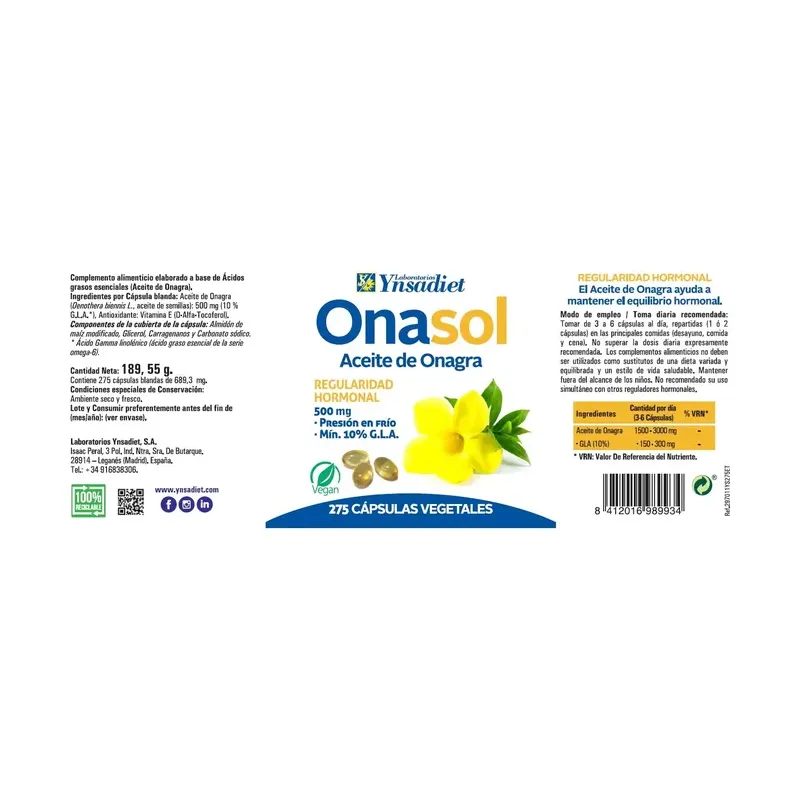 ONASOL  275 PERLAS
