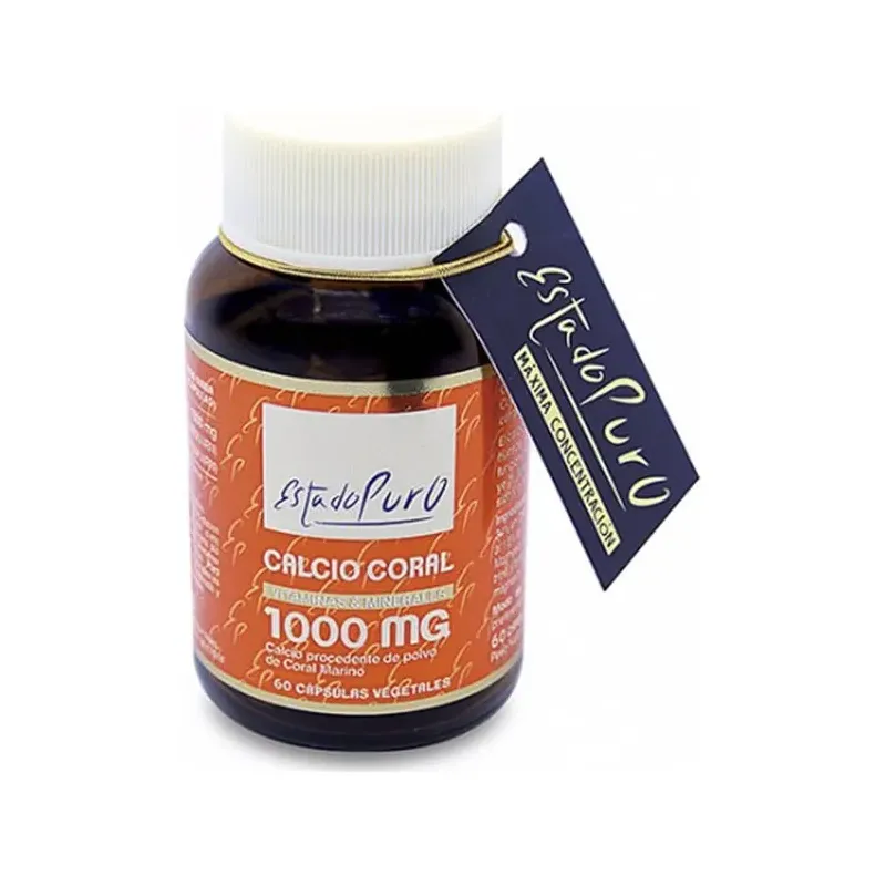 CALCIO CORAL 1000MG 60CAP  ESTADO P