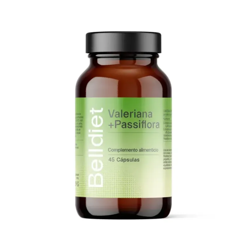 VALERIANA Y PASIFLORA 45 CAPS VEGET Alta concentración