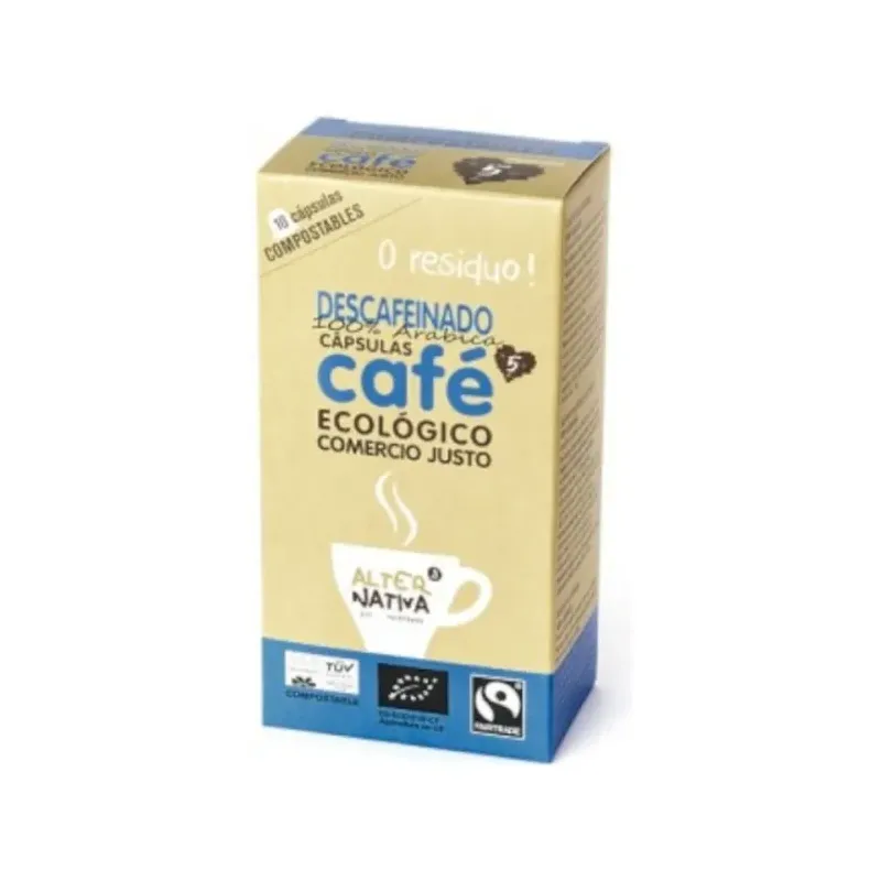 120 CÁPSULAS TUV CAFÉ DESCAFEINADO BIO-FT 5G