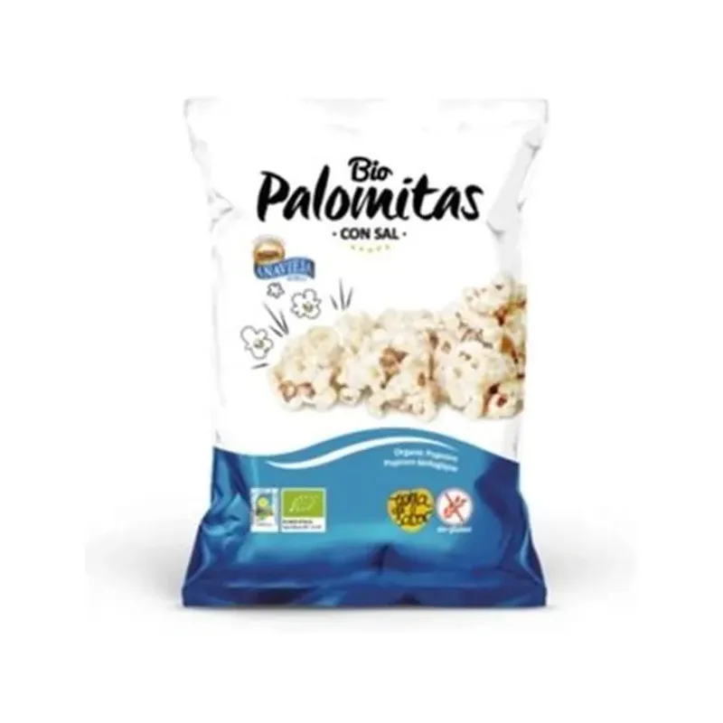 PALOMITAS CON ACEITE DE OLIVA PALOMITAS SALADAS EN ACEITE DE OLIVA
VIRGEN EXTRA. Ecológico. Sin gluten