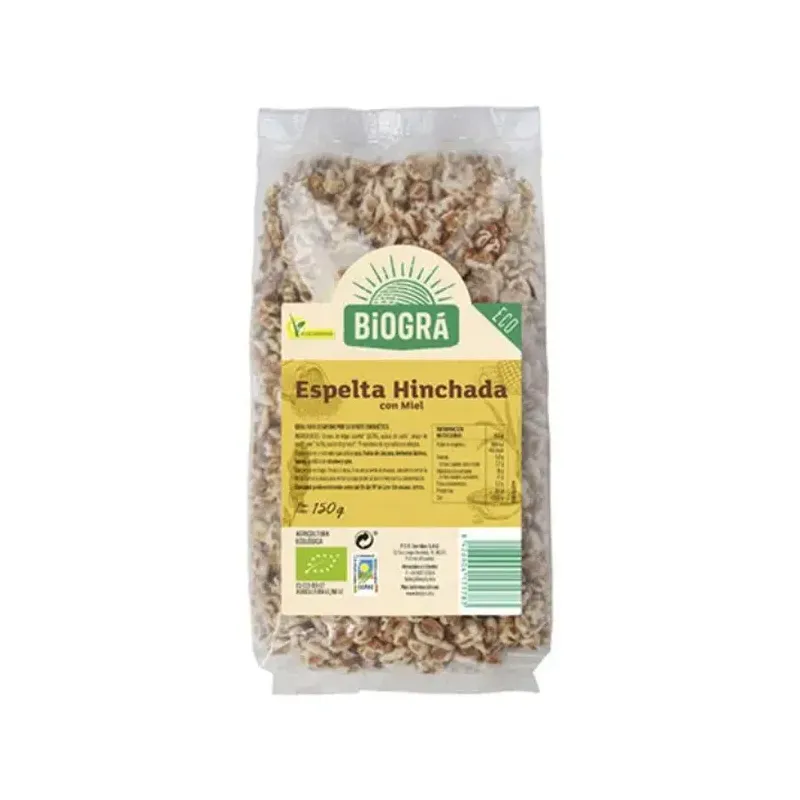 ESPELTA HINCHADA S/AZÚCAR Y S/MIEL 170 g