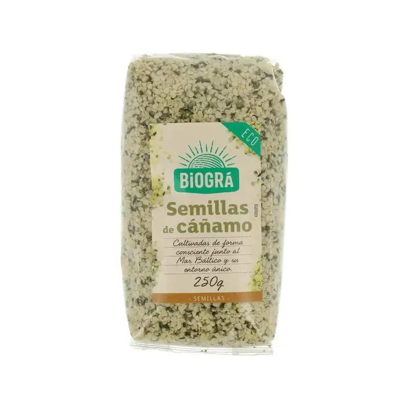 SEMILLAS DE CÁÑAMO PELADAS 250G