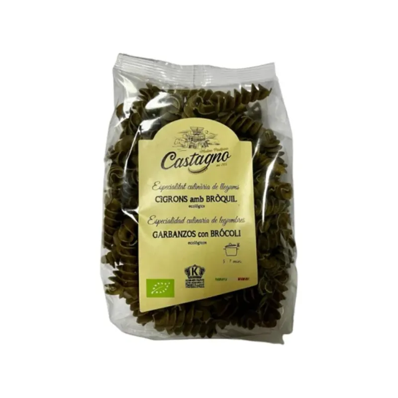 ESPIRALES DE GARBANZO CON BRÓCOLI ECO 250G
