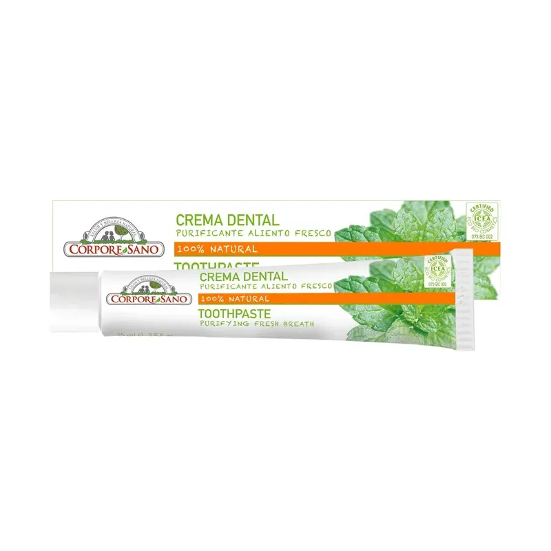 DENTIFRICO PURIFICANTE ICEA Tomilllo, Albahaca, Menta
