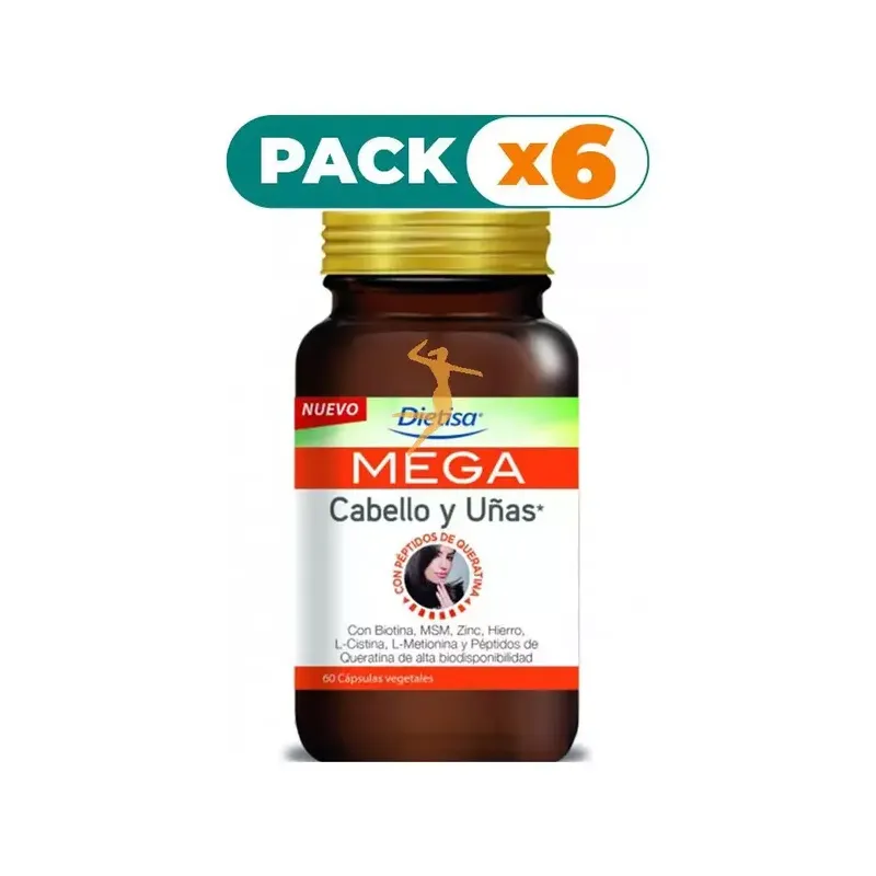 MEGA CABELLO Y UÑAS (2 cps al dia)