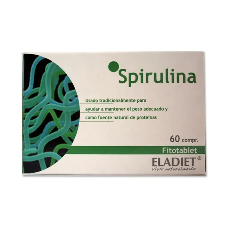 SPIRULINA  60 COMP. DE 330 MG