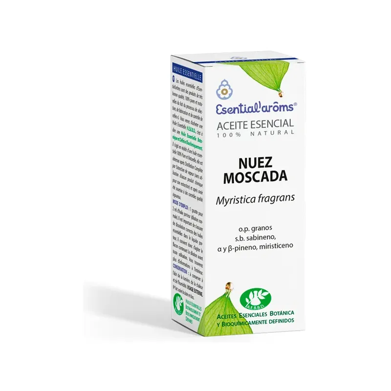 ESENCIA NUEZ MOSCADA   10ml   ESENTIAL´AROMS