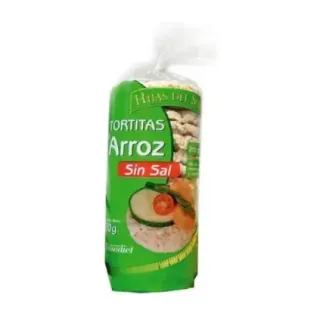 TORTAS ARROZ SIN SAL  130GR