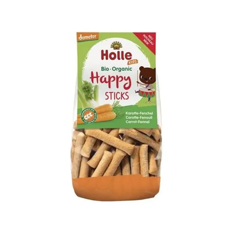 PALITOS ESPELTA CON ZANAHORIA E HINOJO (+ 3 AÑOS) DEM 100G