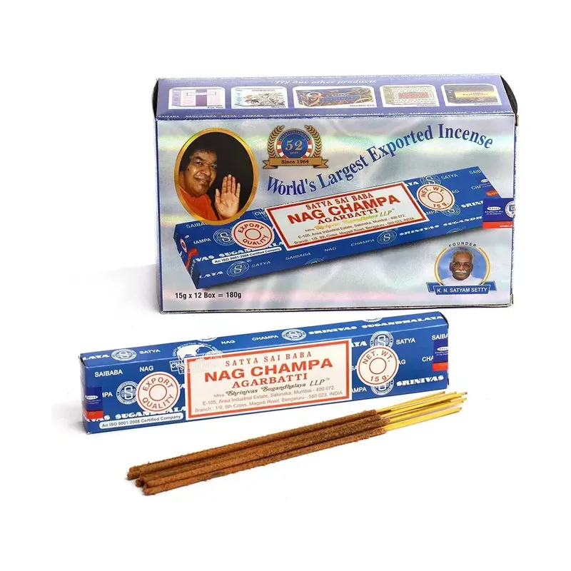 ACEITE AROMA (GOLOKA) NAG CHAMPA Caja 12 uds (SÓLO SE VENDE POR CAJA)