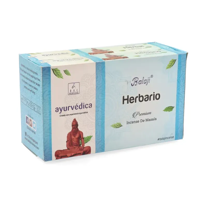 INCIENSO (BALAJI) HERBAL Caja 12 uds (SÓLO SE VENDE POR CAJA)