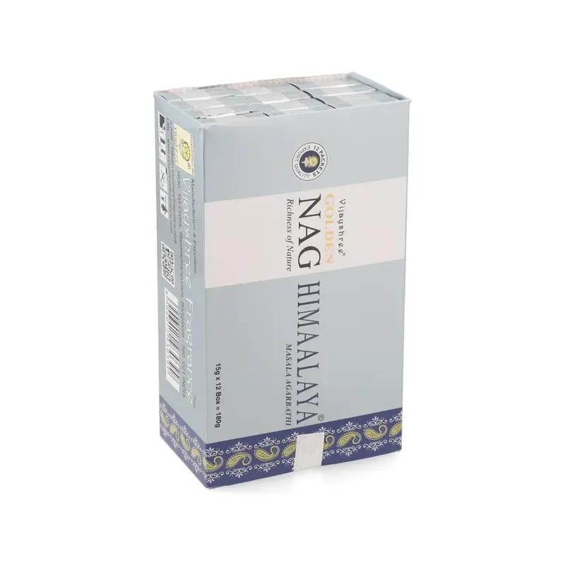 INCIENSO (GOLDEN NAG) CONOS HIMALAYA Caja 12 uds (SÓLO SE VENDE POR CAJA)